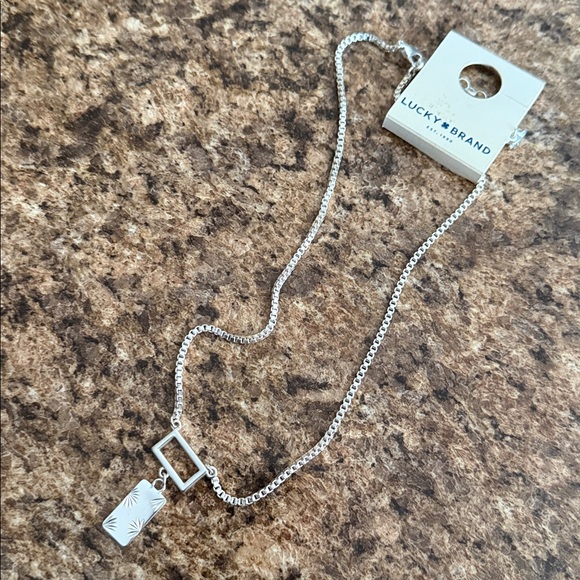 Lucky Brand Jewelry - Lucky Brand Silver Geometric Pendant Necklace